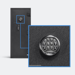 Answer Lightweight Model 8 gun safe keypad