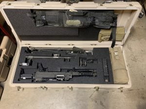 weapon storage at military armory