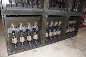 weapon storage at military armory