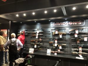 Davidson's booth at Shot Show