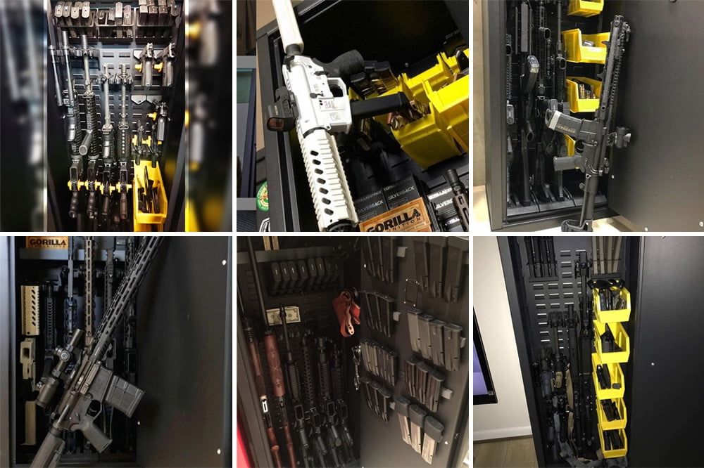 Agile 52 Gun Cabinet Configurations