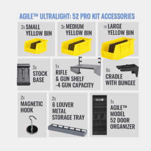 Agile Ultralight Model 52 Pro gun safe accessories