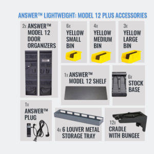 Answer Lightweight Model 12 Plus gun safe accessories