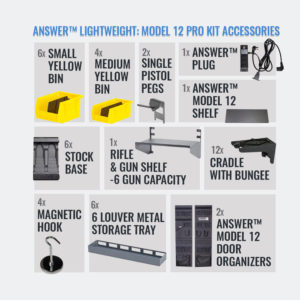 Answer Lightweight Model 12 Pro gun safe accessories