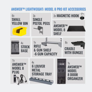Answer Lightweight Model 8 Pro gun safe accessories