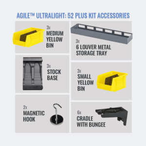 Agile Ultralight Model 52 Plus Kit accessories
