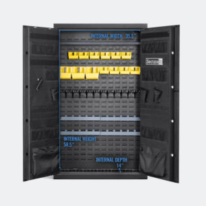Answer Lightweight Model 12 Plus gun safe internal dimensions