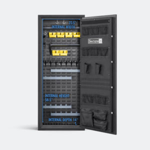 Answer Lightweight Model 8 Pro gun safe internal dimensions