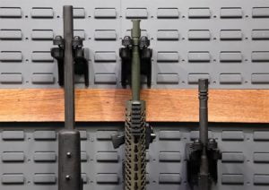 Snap Grip gun storage system