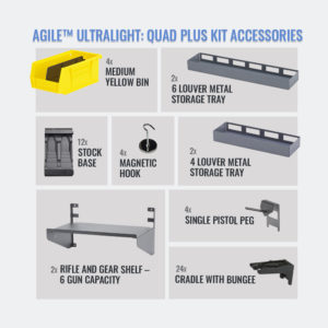 Agile Ultralight Quad Kit Plus accessories