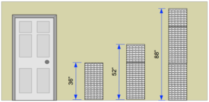 gun wall panel dimensions