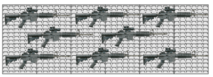 diy gun wall layout
