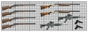 diy gun wall layout