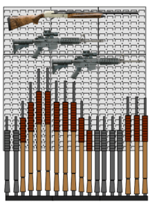 diy gun wall layout