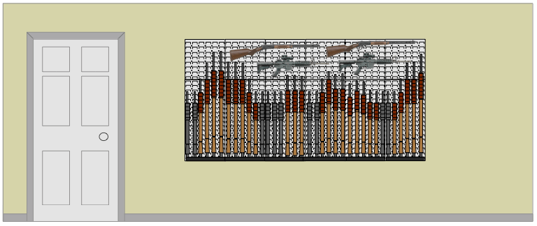 DIY gun wall kit