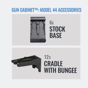 Model 44 gun cabinet accessories