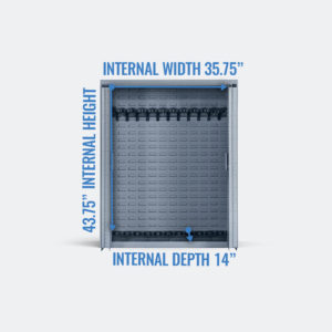 Model 44 gun cabinet internal dimensions