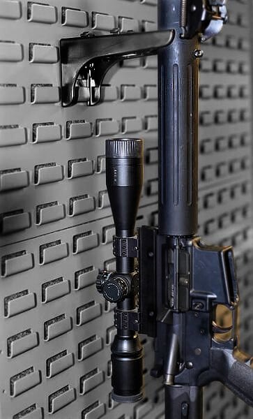 storing a rifle with scope