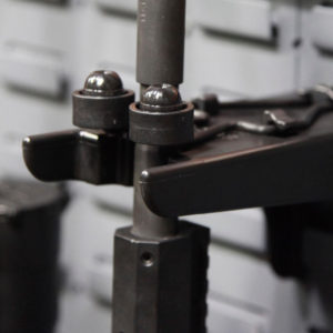 Snap Grip cradle holding rifle