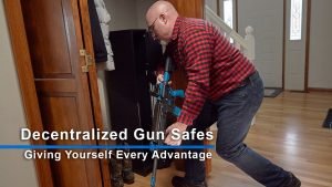 decentralized gun safes for home defense