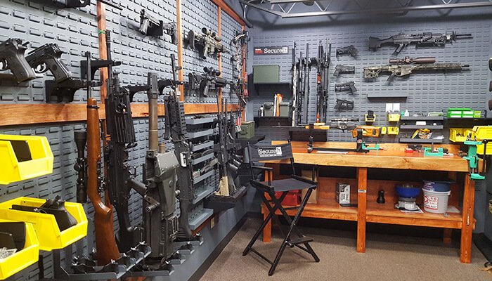 custom gun wall
