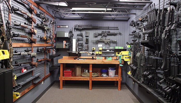custom gun wall