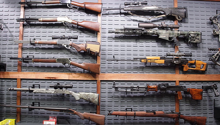 custom gun wall