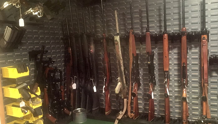 custom gun wall