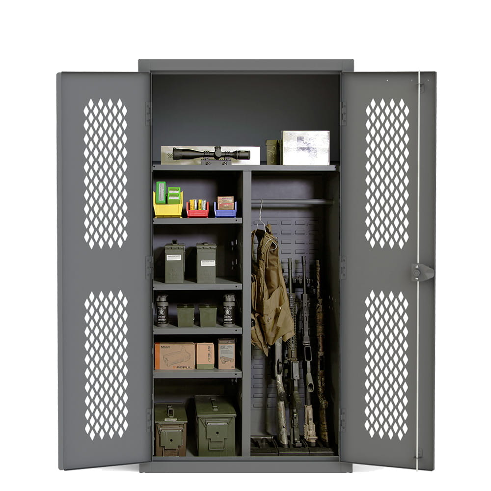 SecureIt Tactical Steel Gun Cabinet/1824AM Ammo Storage Cabinet