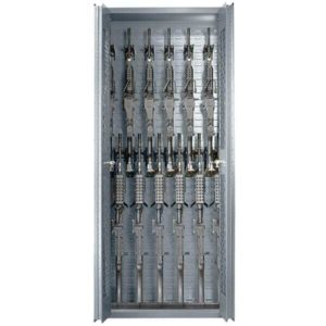 Model 84 gun cabinet for machine guns and rifles