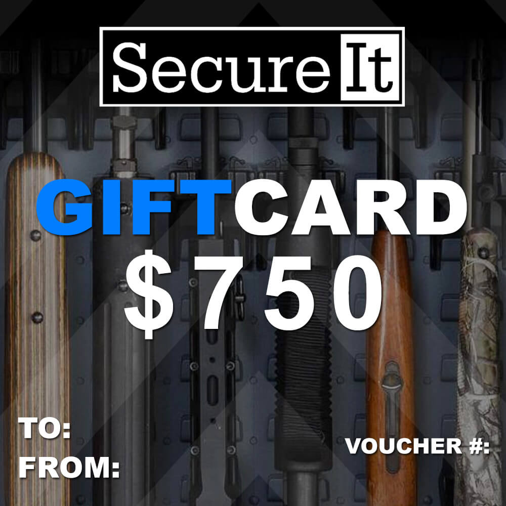 SecureIt $750 gift card