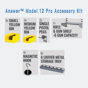 Answer Lightweight Model 12 Pro Gun Safe Accessory Kit