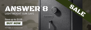 Answer 8 Ultralight Gun Safe Sale