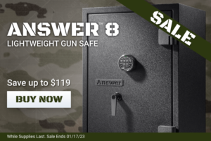 Answer 8 Ultralight Gun Safe Sale