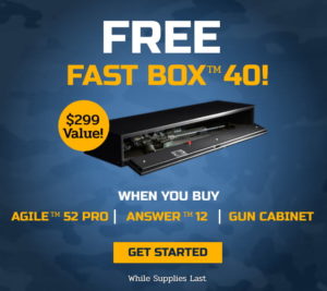 Free Fast Box 40 with select safe purchases