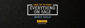 March Sale