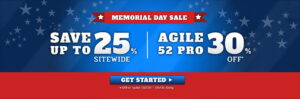 Save up to 30% During Memorial Day Weekend