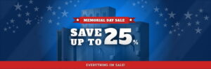 Memorial Day Sale - Save up to 25%