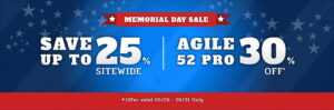 Save up to 30% During Memorial Day Weekend