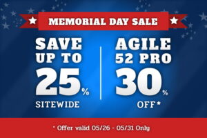 Save up to 30% During Memorial Day Weekend