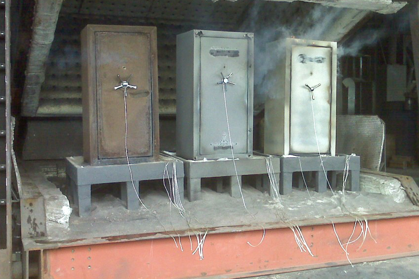 gun safe fire
