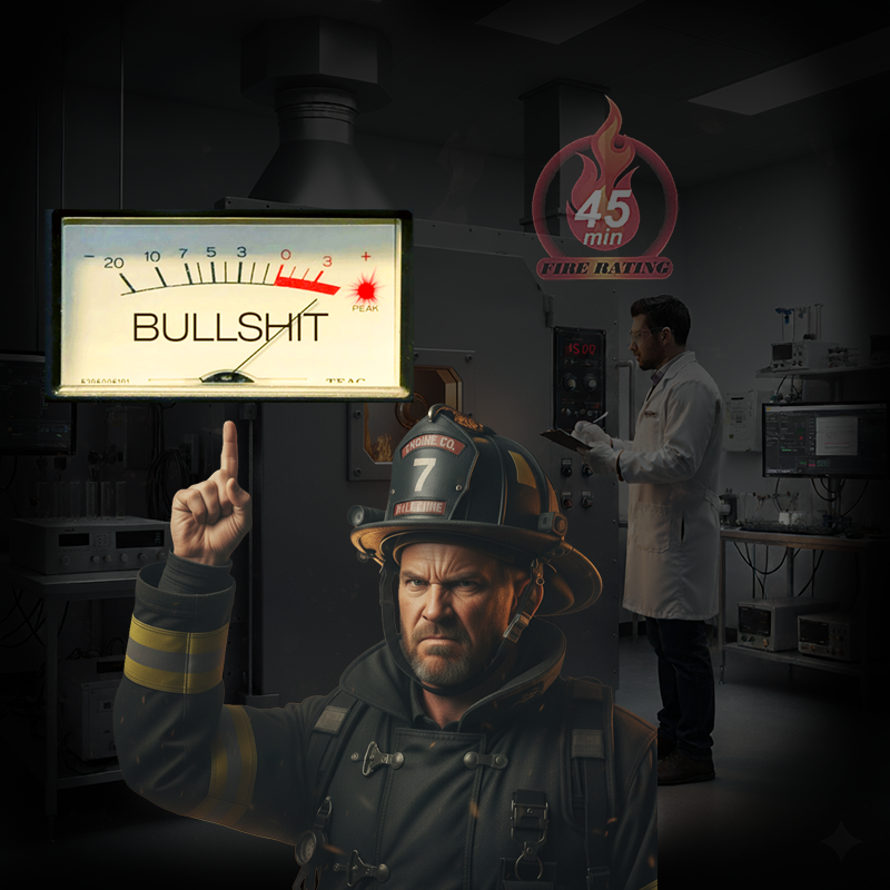 gun safe fire test fake