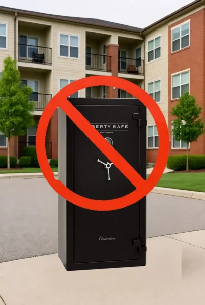 no-gun-safe gun safe not allowed in condo or apartment