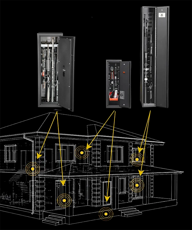 decentralized gun safes