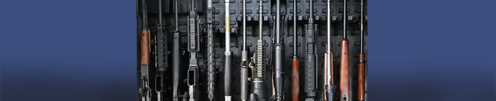 straight line access gun storage