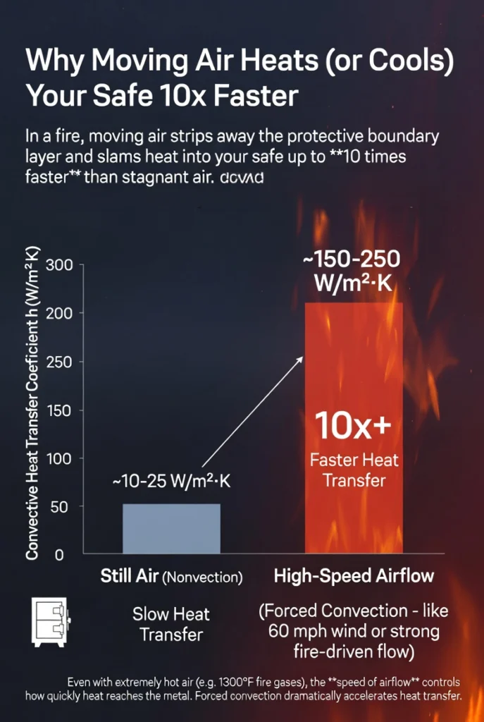 Info graphic Heat transfer under convective conditions