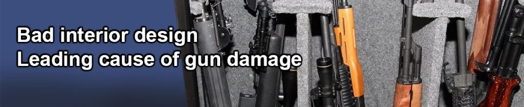 gun safe causes wear