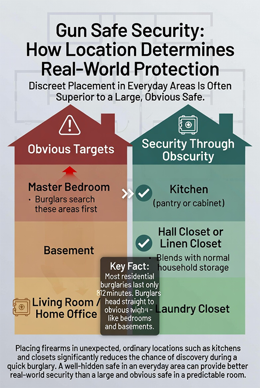gun safe location infographic