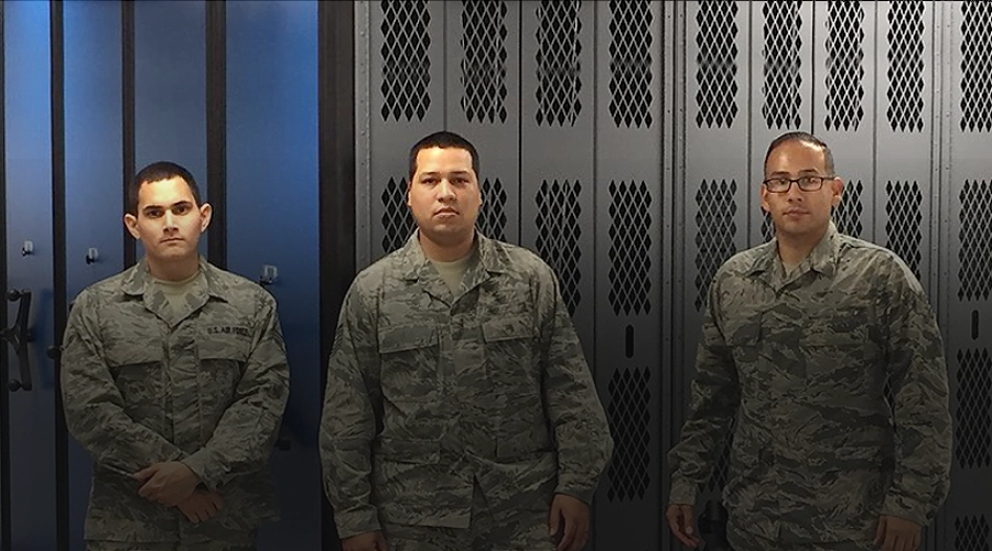 Armory with soldiers