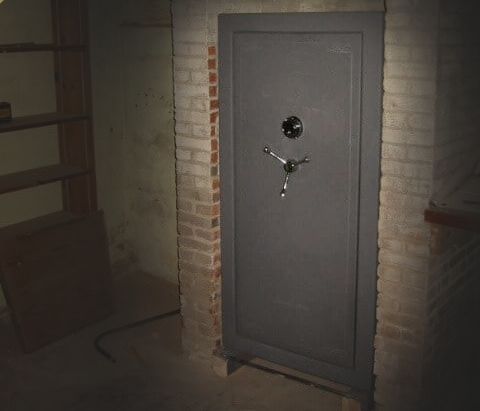 gun safe basement